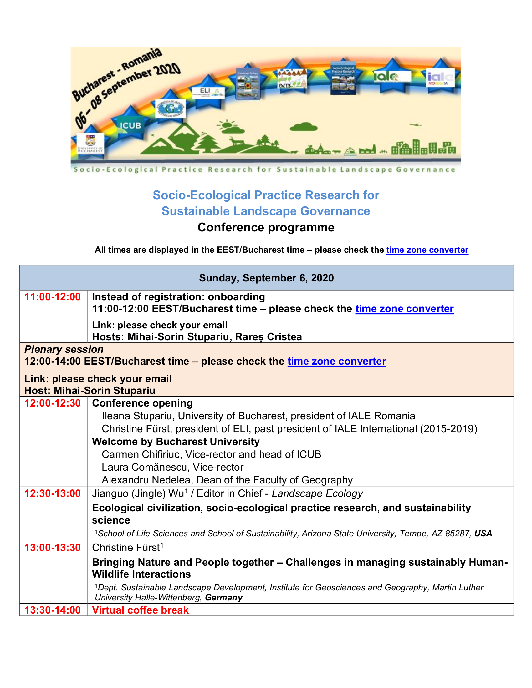 Conference programme <sup>[PDF]</sup>